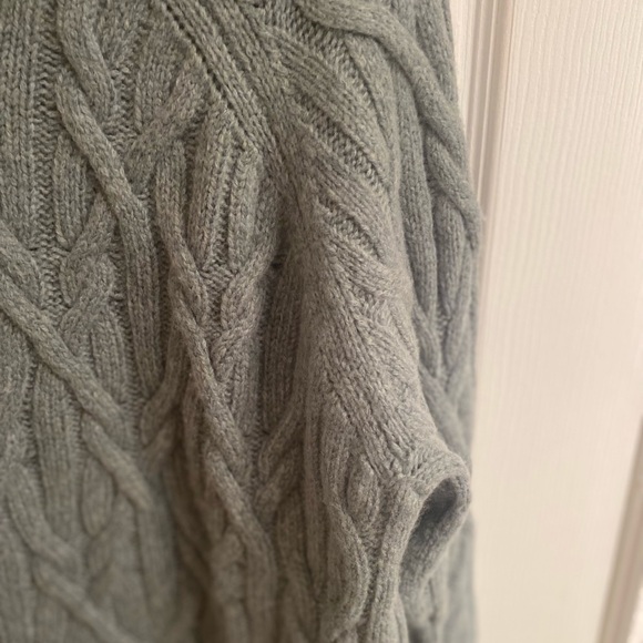 Vince Interlocking Cable Knit Merino Blend Sweater - Picture 5 of 6